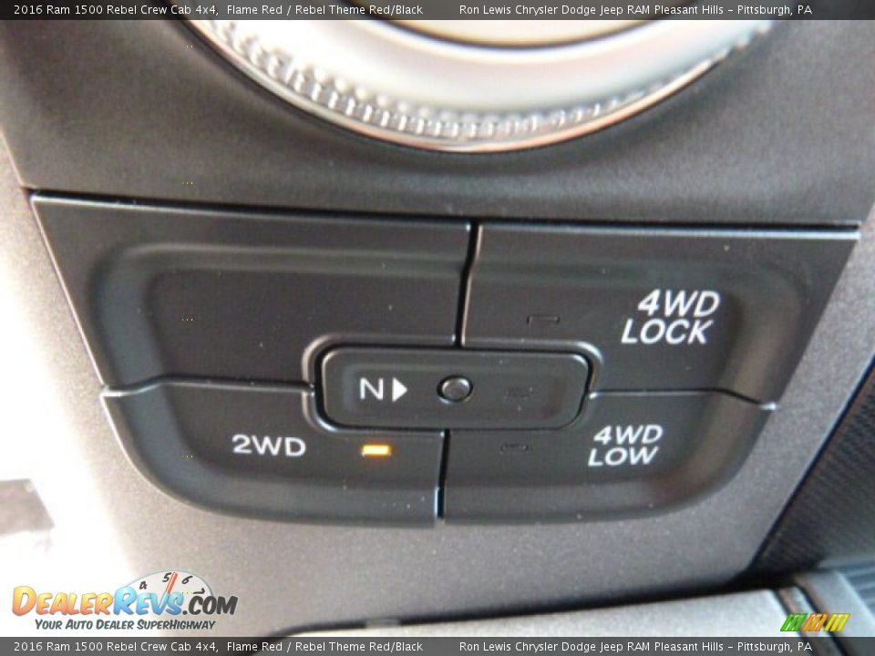 2016 Ram 1500 Rebel Crew Cab 4x4 Flame Red / Rebel Theme Red/Black Photo #16