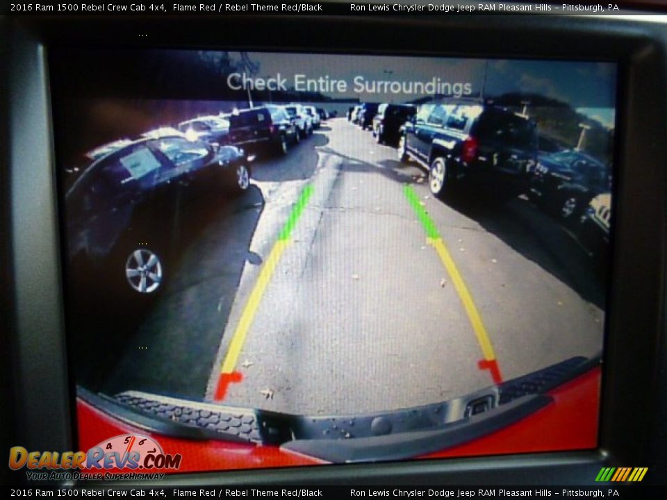 2016 Ram 1500 Rebel Crew Cab 4x4 Flame Red / Rebel Theme Red/Black Photo #18