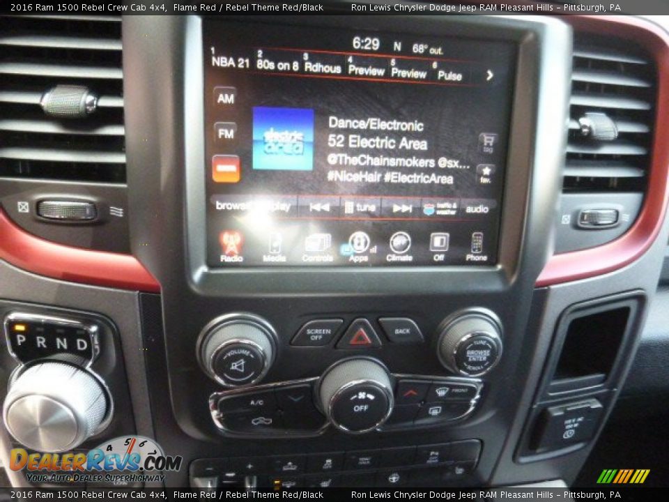 2016 Ram 1500 Rebel Crew Cab 4x4 Flame Red / Rebel Theme Red/Black Photo #20