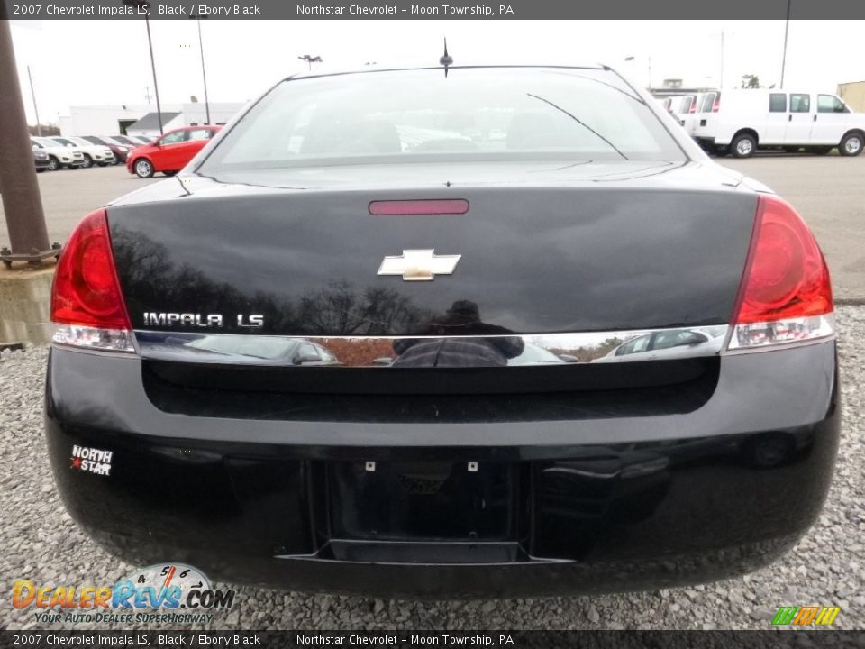 2007 Chevrolet Impala LS Black / Ebony Black Photo #3