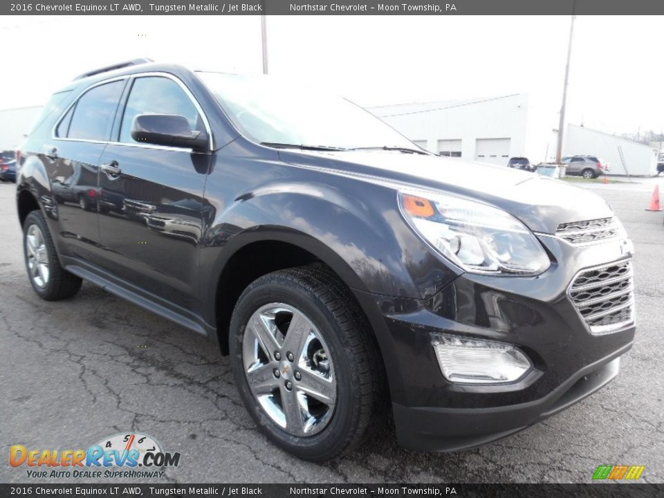 2016 Chevrolet Equinox LT AWD Tungsten Metallic / Jet Black Photo #3