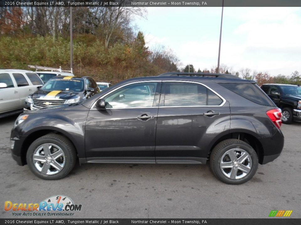 2016 Chevrolet Equinox LT AWD Tungsten Metallic / Jet Black Photo #8