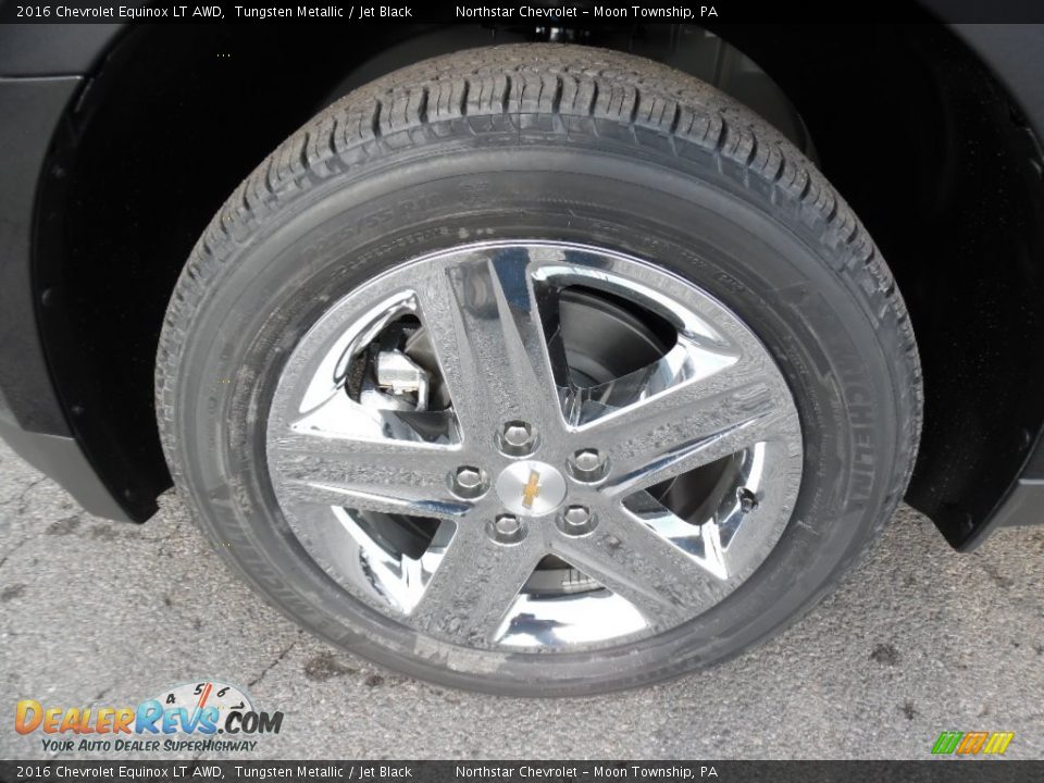 2016 Chevrolet Equinox LT AWD Tungsten Metallic / Jet Black Photo #9