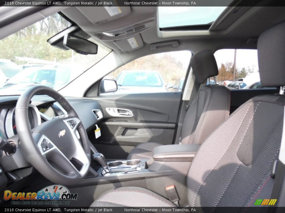 2016 Chevrolet Equinox LT AWD Tungsten Metallic / Jet Black Photo #10