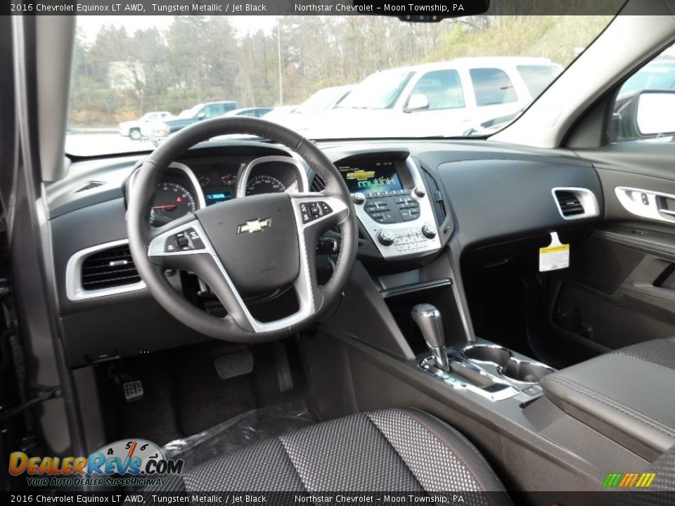 2016 Chevrolet Equinox LT AWD Tungsten Metallic / Jet Black Photo #12