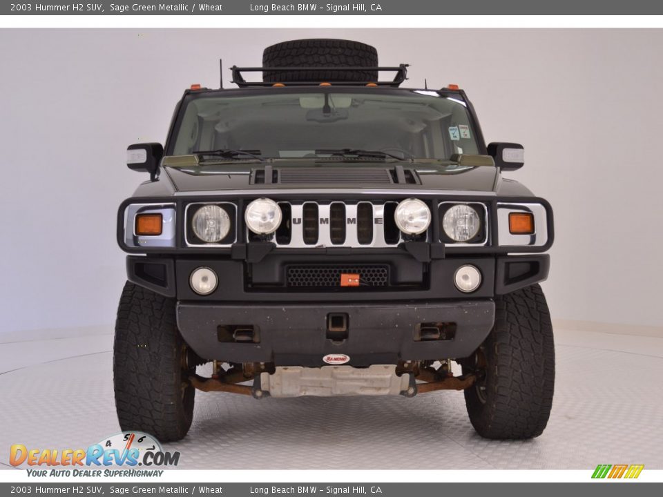 2003 Hummer H2 SUV Sage Green Metallic / Wheat Photo #2