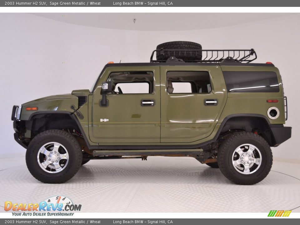 Sage Green Metallic 2003 Hummer H2 SUV Photo #4