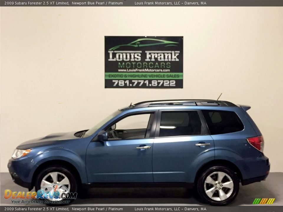 2009 Subaru Forester 2.5 XT Limited Newport Blue Pearl / Platinum Photo #1