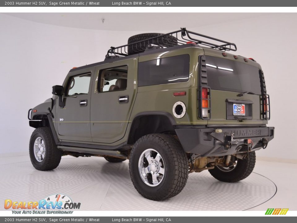2003 Hummer H2 SUV Sage Green Metallic / Wheat Photo #5