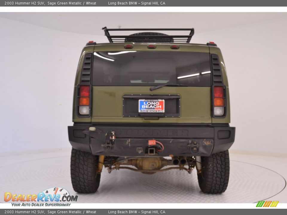 2003 Hummer H2 SUV Sage Green Metallic / Wheat Photo #6
