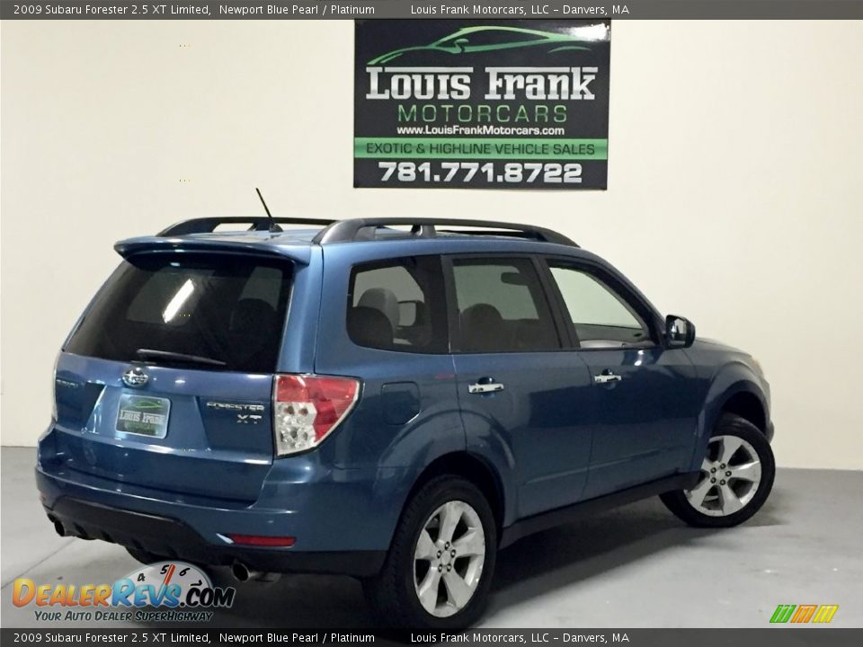 2009 Subaru Forester 2.5 XT Limited Newport Blue Pearl / Platinum Photo #5