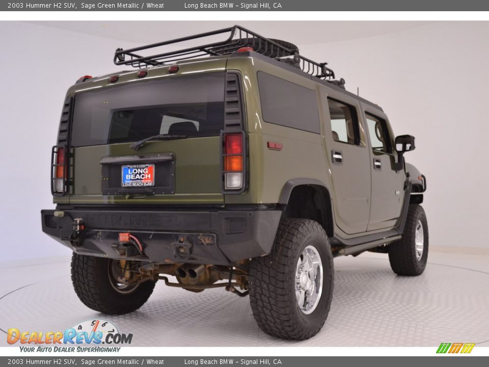 2003 Hummer H2 SUV Sage Green Metallic / Wheat Photo #7