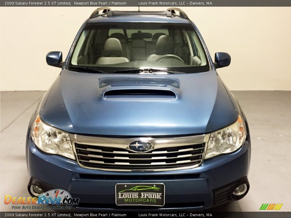 2009 Subaru Forester 2.5 XT Limited Newport Blue Pearl / Platinum Photo #7