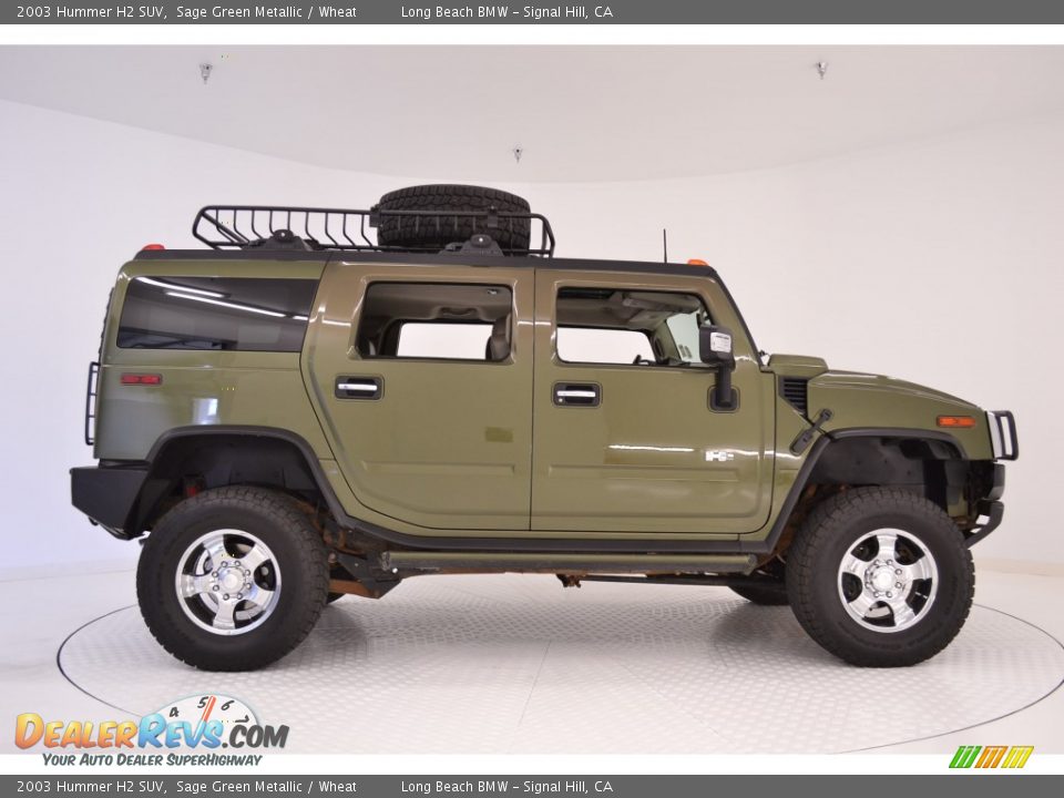 Sage Green Metallic 2003 Hummer H2 SUV Photo #8