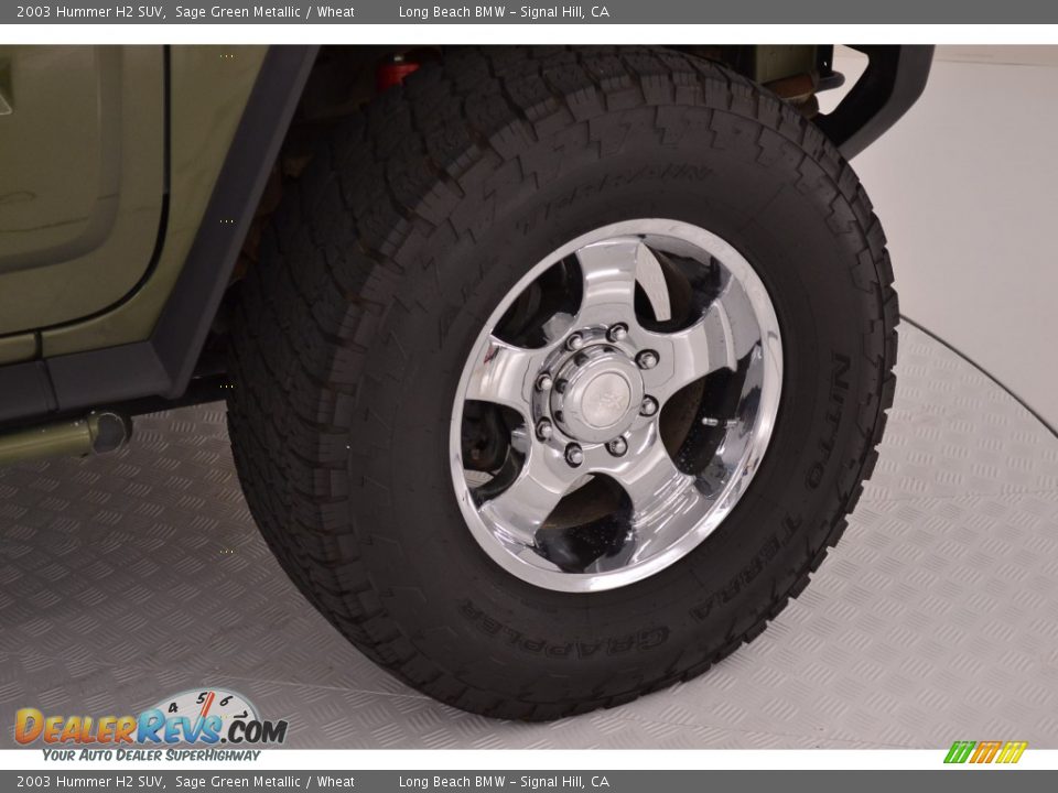 2003 Hummer H2 SUV Sage Green Metallic / Wheat Photo #9
