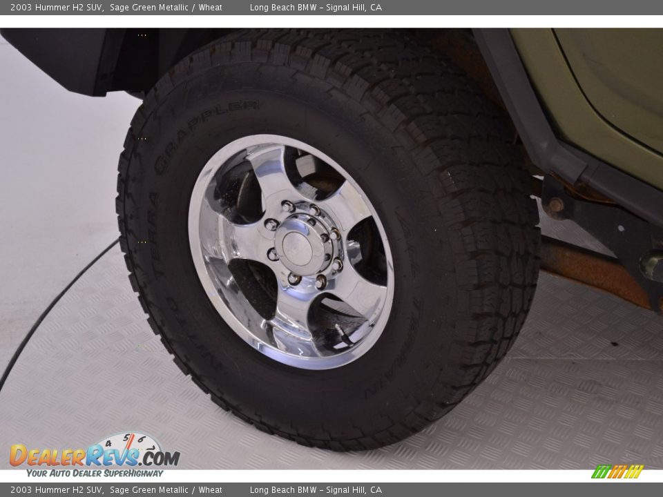 2003 Hummer H2 SUV Sage Green Metallic / Wheat Photo #10