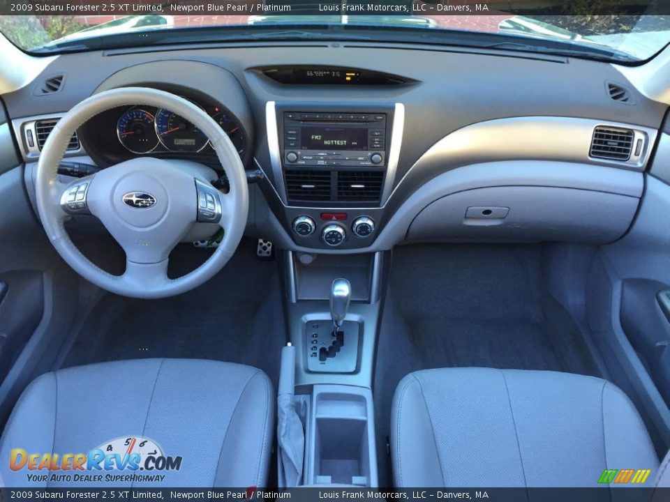 2009 Subaru Forester 2.5 XT Limited Newport Blue Pearl / Platinum Photo #10