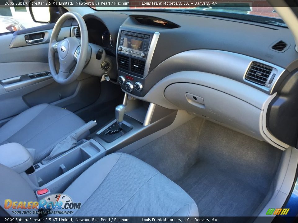 2009 Subaru Forester 2.5 XT Limited Newport Blue Pearl / Platinum Photo #11