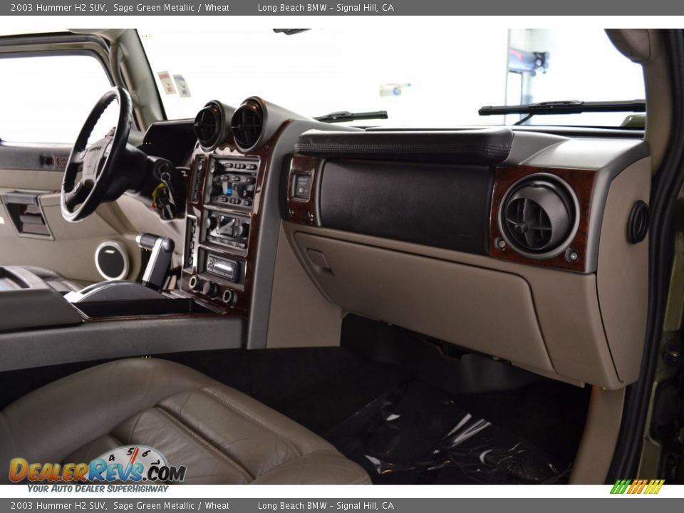 2003 Hummer H2 SUV Sage Green Metallic / Wheat Photo #13