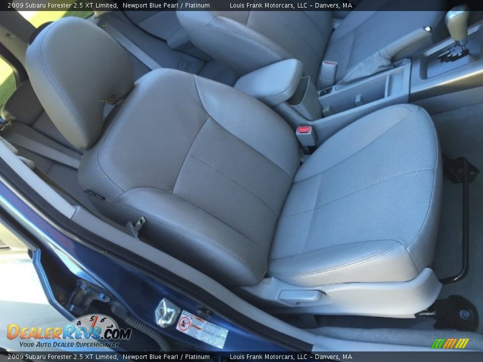 2009 Subaru Forester 2.5 XT Limited Newport Blue Pearl / Platinum Photo #15
