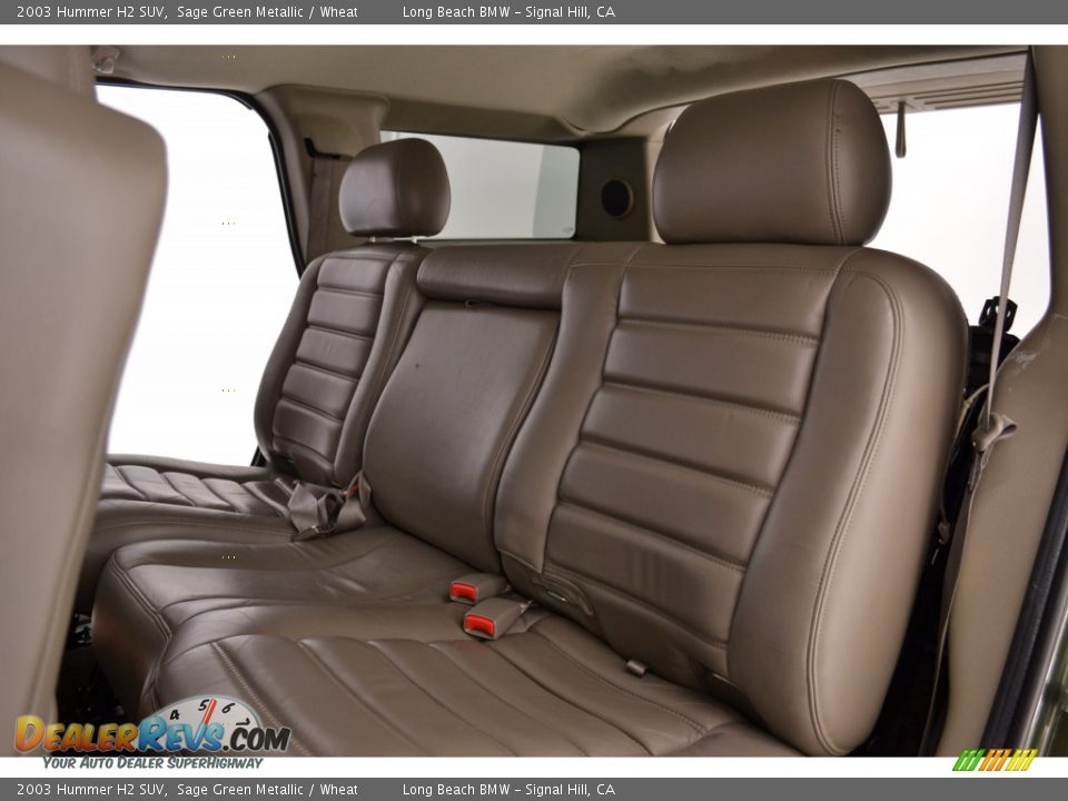 2003 Hummer H2 SUV Sage Green Metallic / Wheat Photo #16