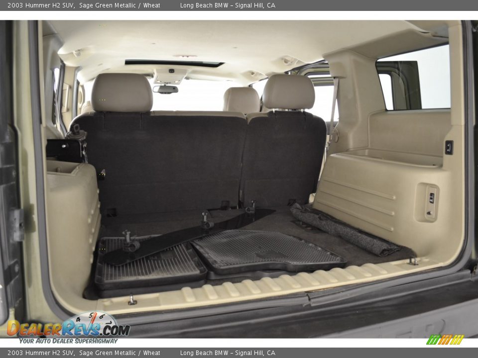2003 Hummer H2 SUV Sage Green Metallic / Wheat Photo #17