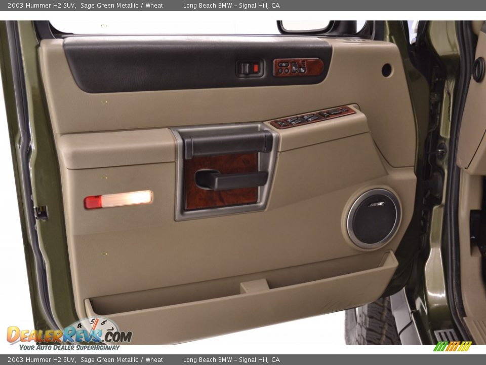 2003 Hummer H2 SUV Sage Green Metallic / Wheat Photo #18