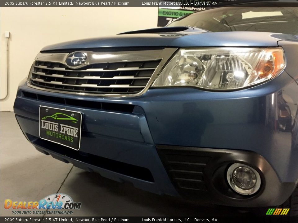 2009 Subaru Forester 2.5 XT Limited Newport Blue Pearl / Platinum Photo #24