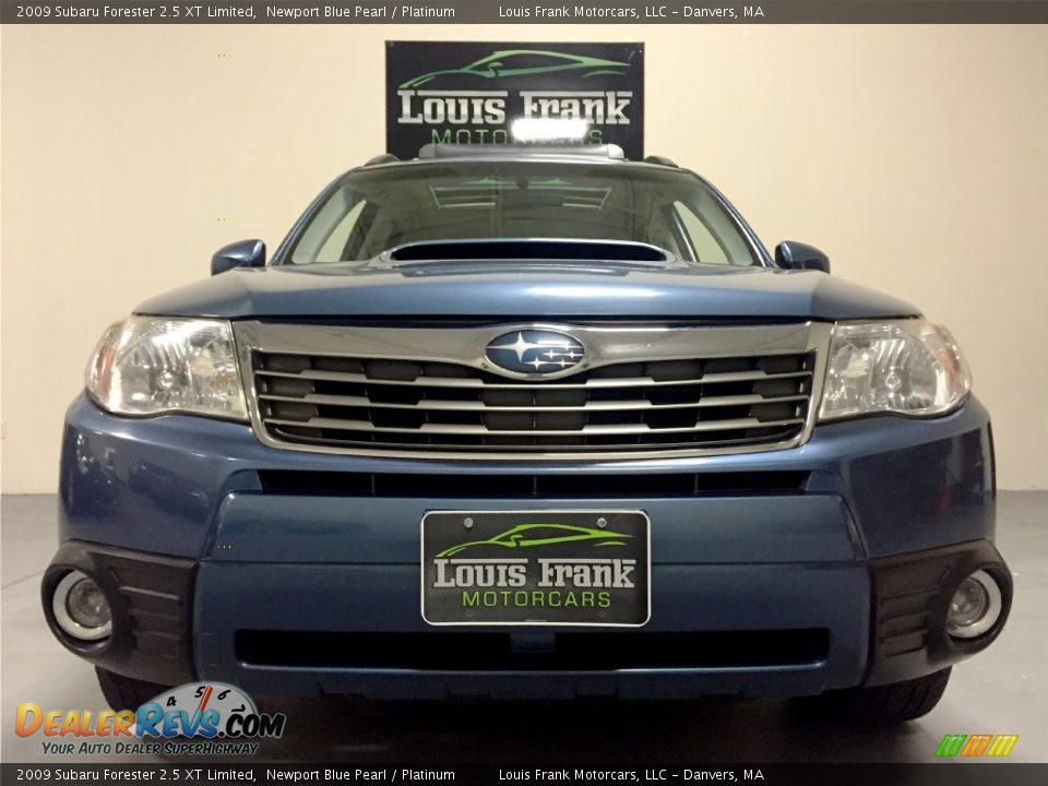 2009 Subaru Forester 2.5 XT Limited Newport Blue Pearl / Platinum Photo #25