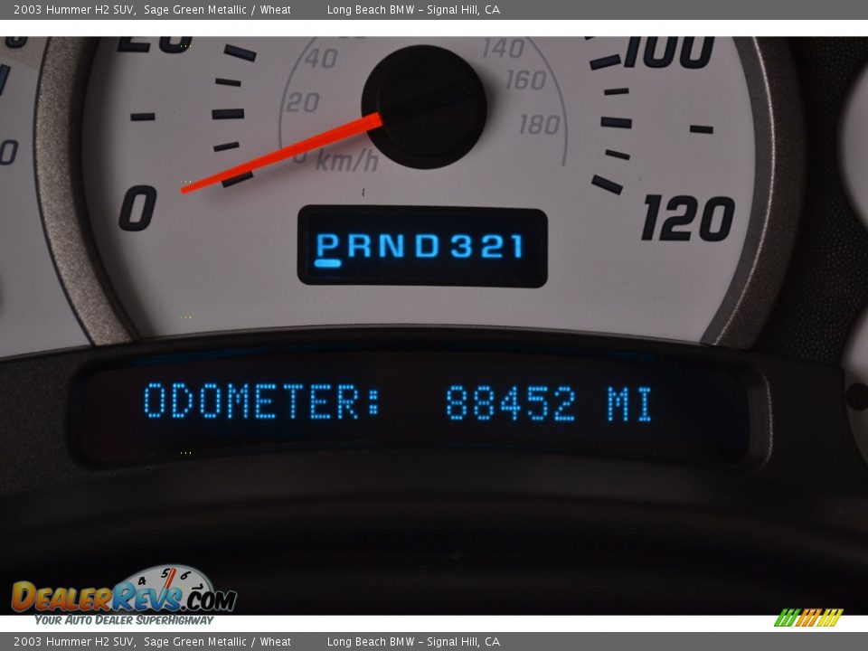 2003 Hummer H2 SUV Sage Green Metallic / Wheat Photo #21