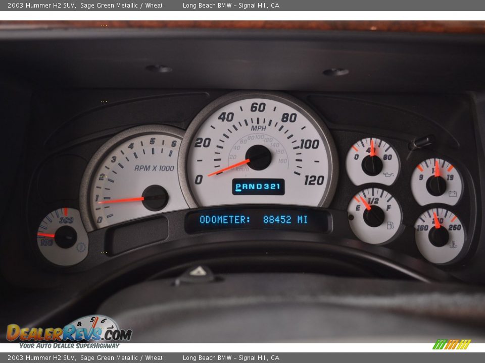 2003 Hummer H2 SUV Gauges Photo #22