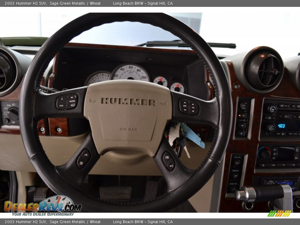 2003 Hummer H2 SUV Steering Wheel Photo #23