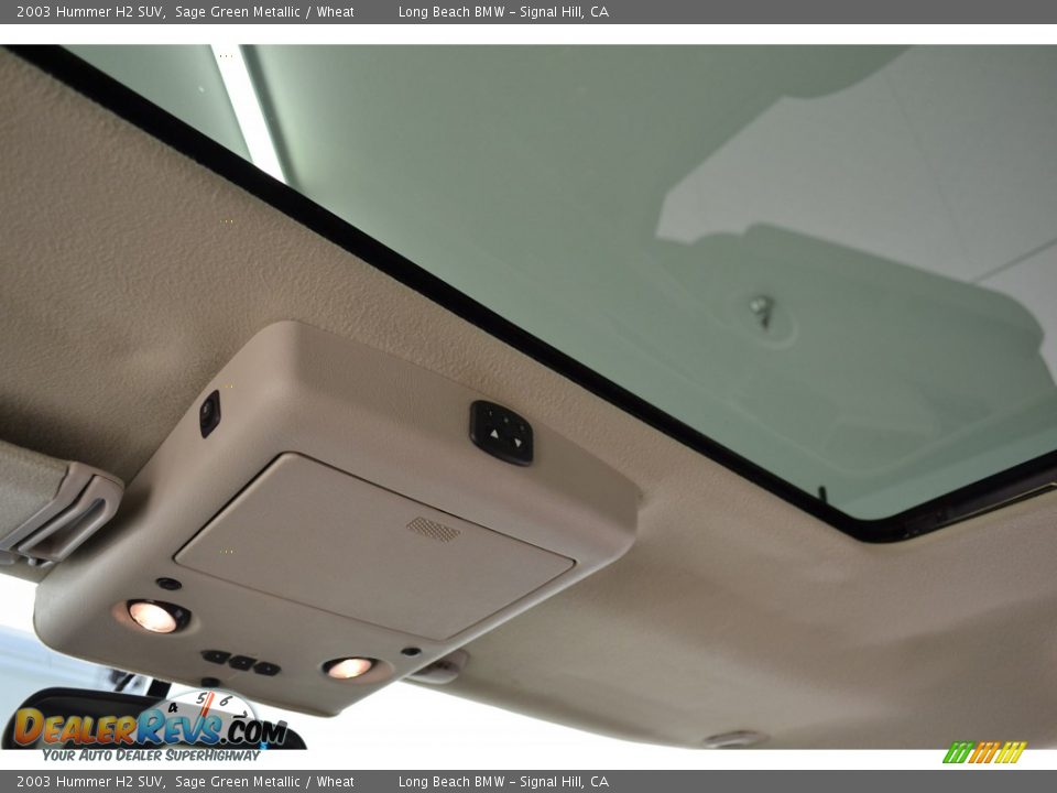 2003 Hummer H2 SUV Sage Green Metallic / Wheat Photo #24