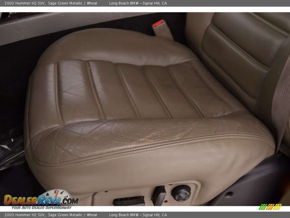 2003 Hummer H2 SUV Sage Green Metallic / Wheat Photo #25