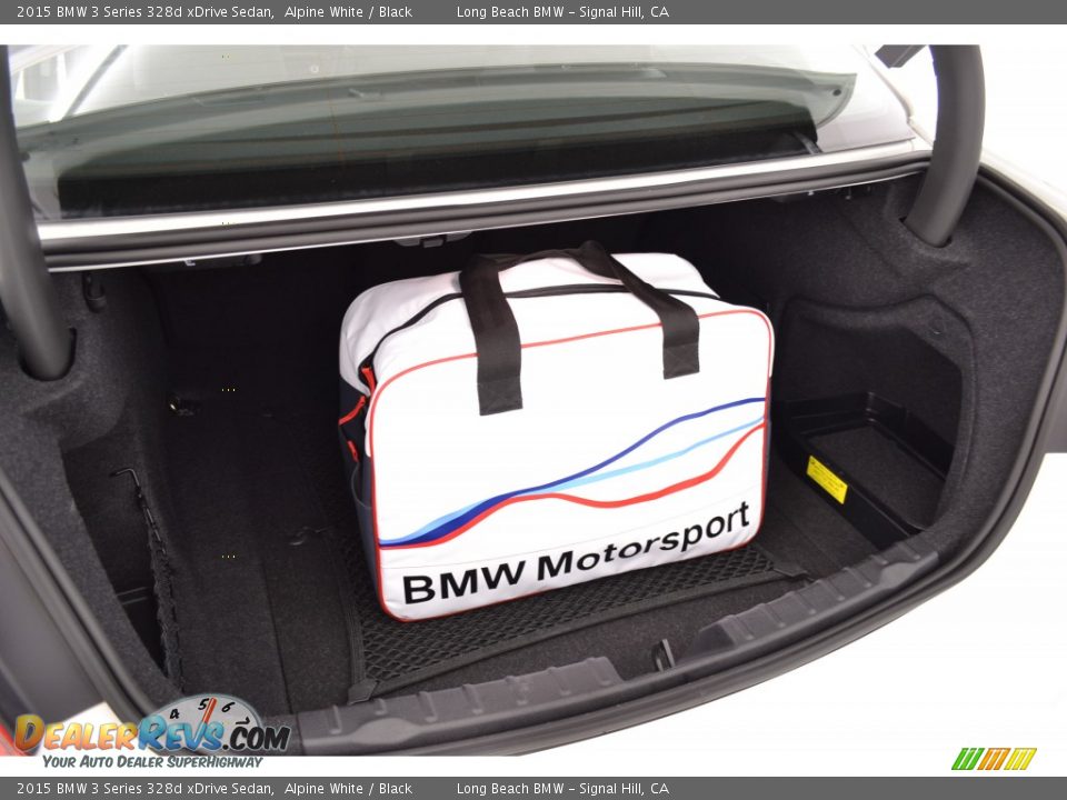 2015 BMW 3 Series 328d xDrive Sedan Alpine White / Black Photo #16