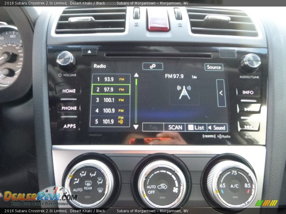 2016 Subaru Crosstrek 2.0i Limited Desert Khaki / Black Photo #16