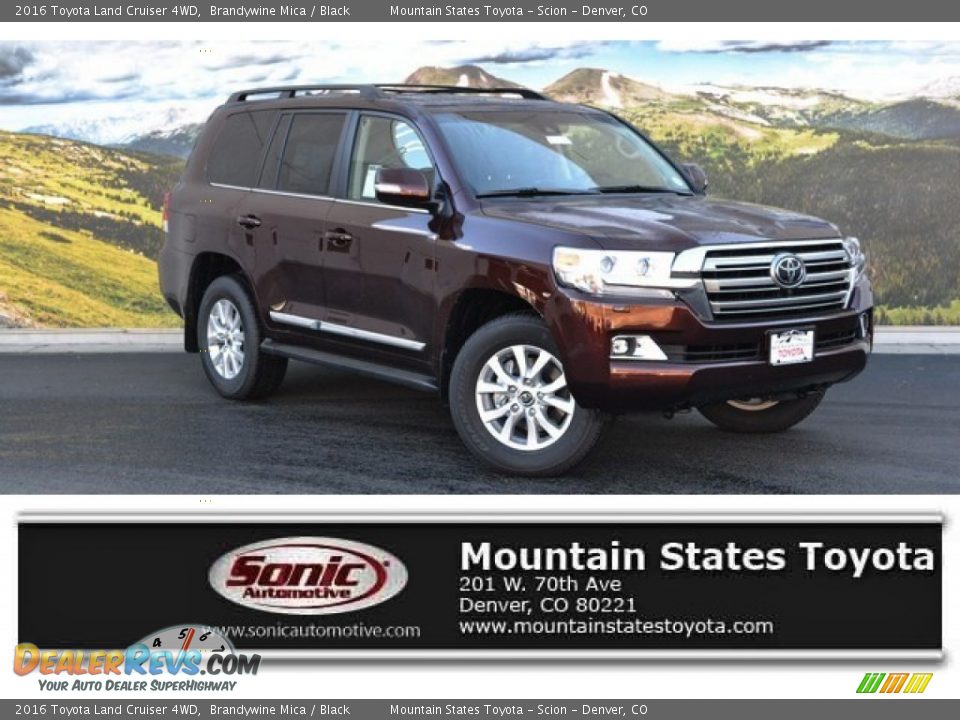 2016 Toyota Land Cruiser 4WD Brandywine Mica / Black Photo #1