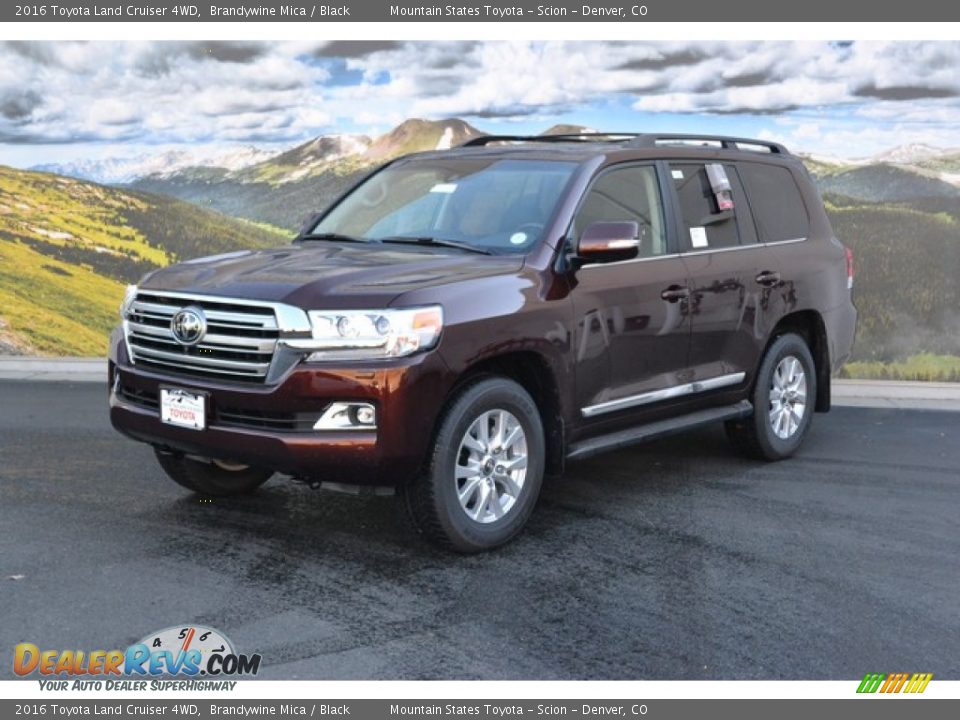 2016 Toyota Land Cruiser 4WD Brandywine Mica / Black Photo #3