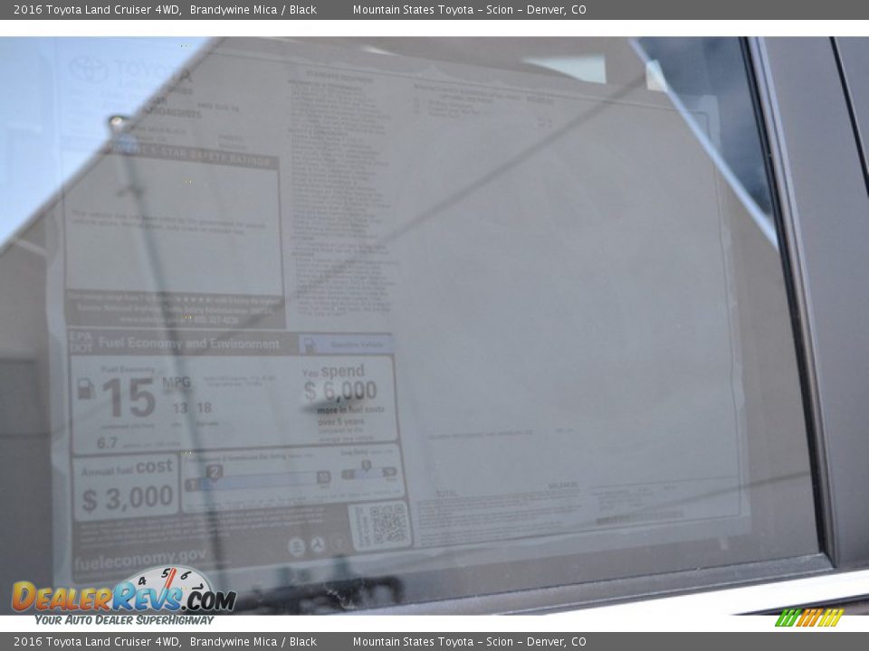 2016 Toyota Land Cruiser 4WD Brandywine Mica / Black Photo #16