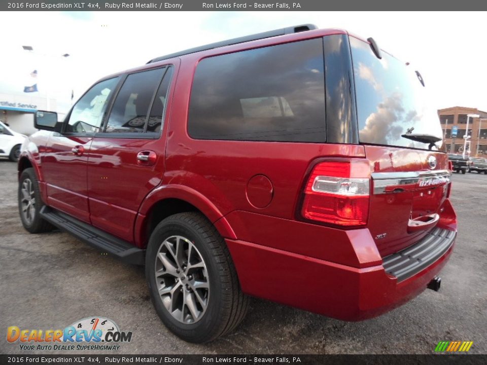 2016 Ford Expedition XLT 4x4 Ruby Red Metallic / Ebony Photo #6