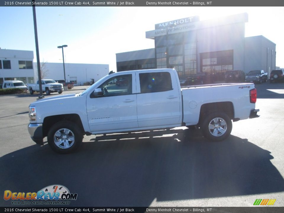 2016 Chevrolet Silverado 1500 LT Crew Cab 4x4 Summit White / Jet Black Photo #3