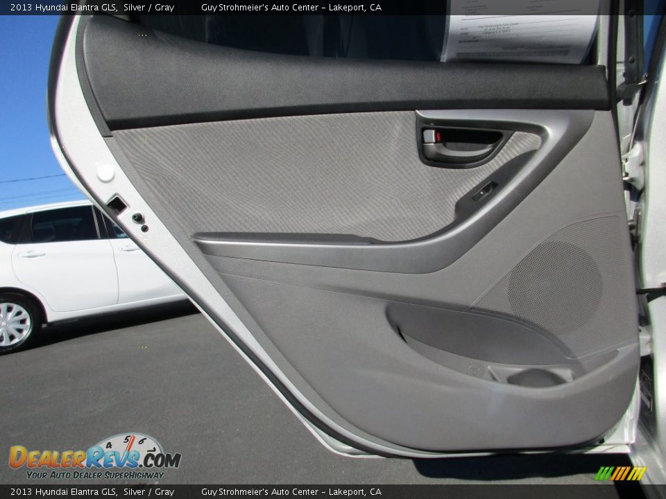 2013 Hyundai Elantra GLS Silver / Gray Photo #22