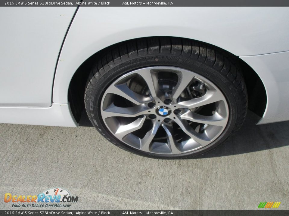 2016 BMW 5 Series 528i xDrive Sedan Alpine White / Black Photo #3