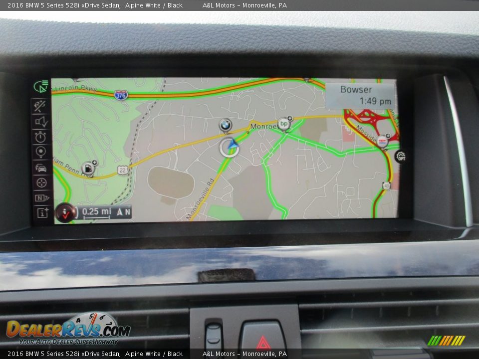 2016 BMW 5 Series 528i xDrive Sedan Alpine White / Black Photo #16