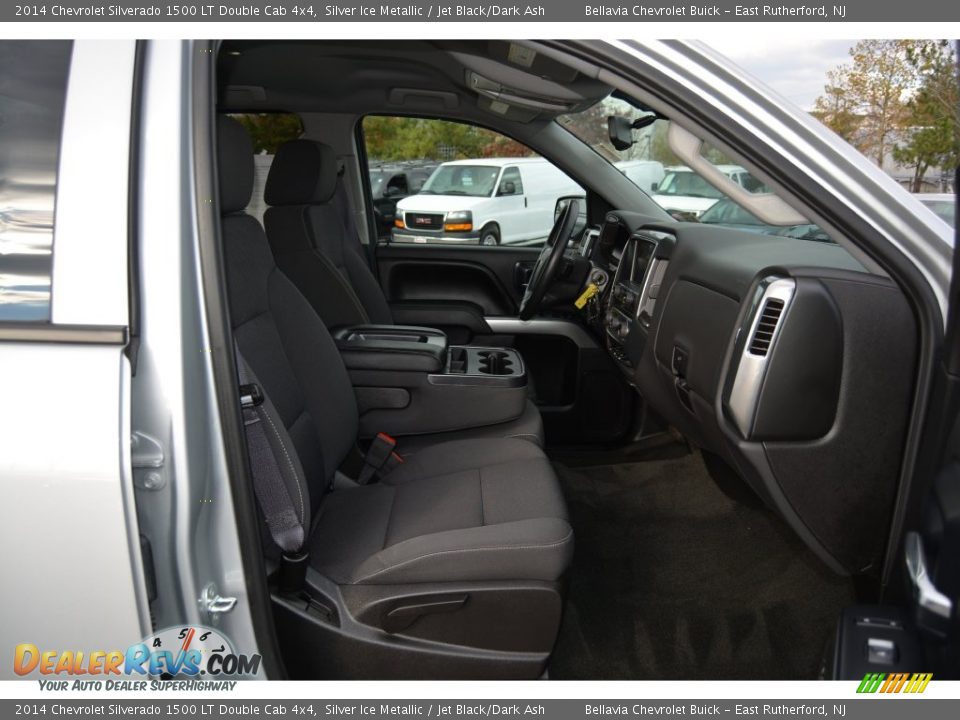 2014 Chevrolet Silverado 1500 LT Double Cab 4x4 Silver Ice Metallic / Jet Black/Dark Ash Photo #10