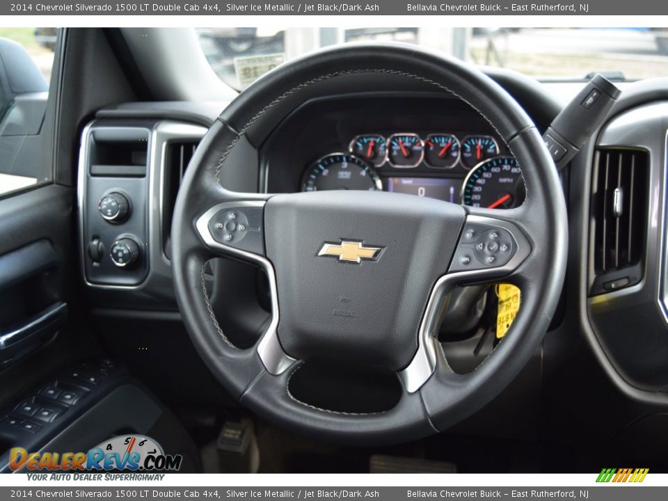 2014 Chevrolet Silverado 1500 LT Double Cab 4x4 Silver Ice Metallic / Jet Black/Dark Ash Photo #15