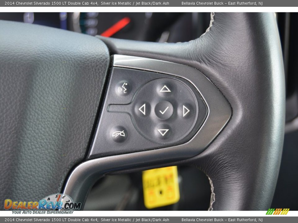2014 Chevrolet Silverado 1500 LT Double Cab 4x4 Silver Ice Metallic / Jet Black/Dark Ash Photo #17