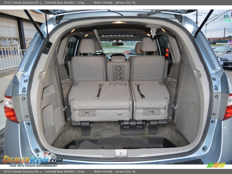 2013 Honda Odyssey EX-L Celestial Blue Metallic / Gray Photo #22