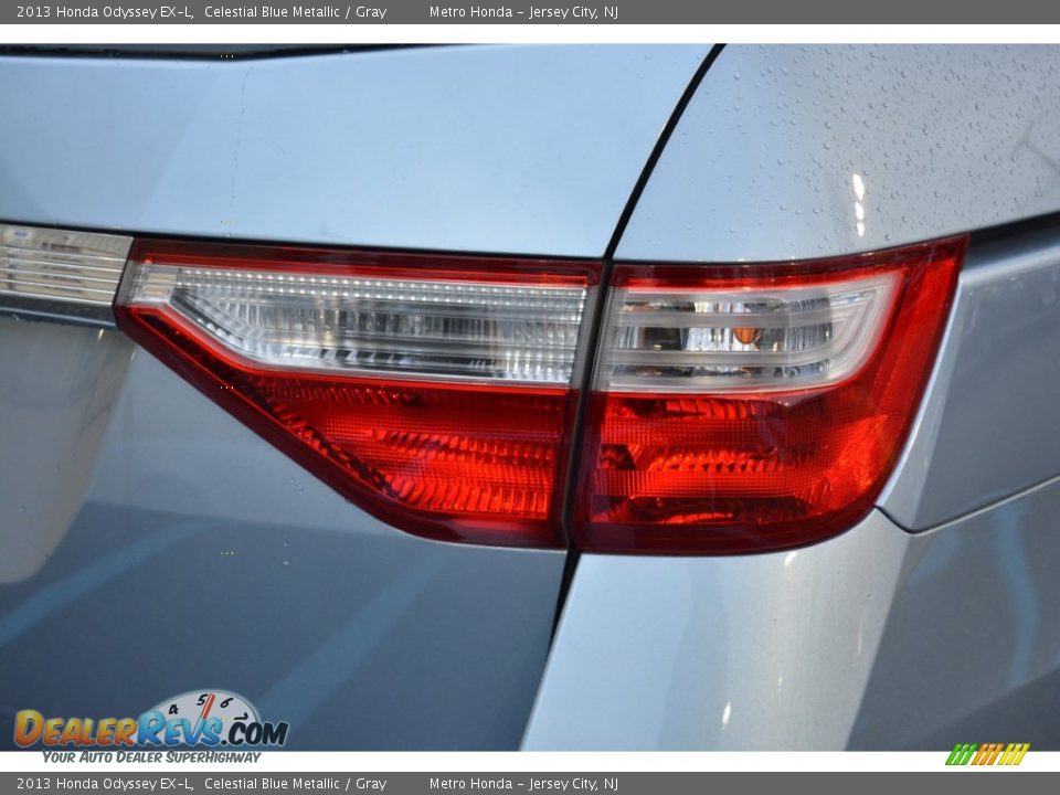 2013 Honda Odyssey EX-L Celestial Blue Metallic / Gray Photo #23