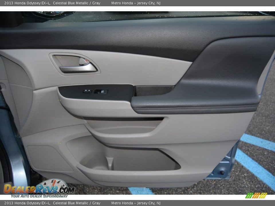 2013 Honda Odyssey EX-L Celestial Blue Metallic / Gray Photo #25